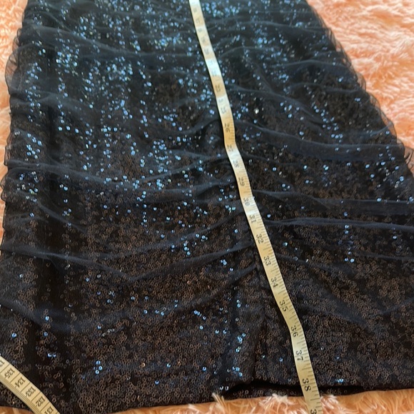 Lauren Ralph Lauren Navy Dress with Sequins - Picture 4 of 5